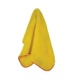 TOALHA DE MICROFIBRA COM BORDA 40X60 AMARELA