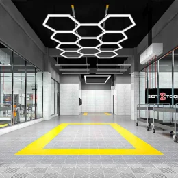 ILUMINAO LED HEXAGONAL COM 11 CELULAS - CRI > 90