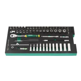 JG.SOQUETES MTRICOS DE 6 PONTAS DE 1/4