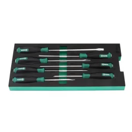 JG. DE CHAVES DE FENDA COMBINADAS C/CABO