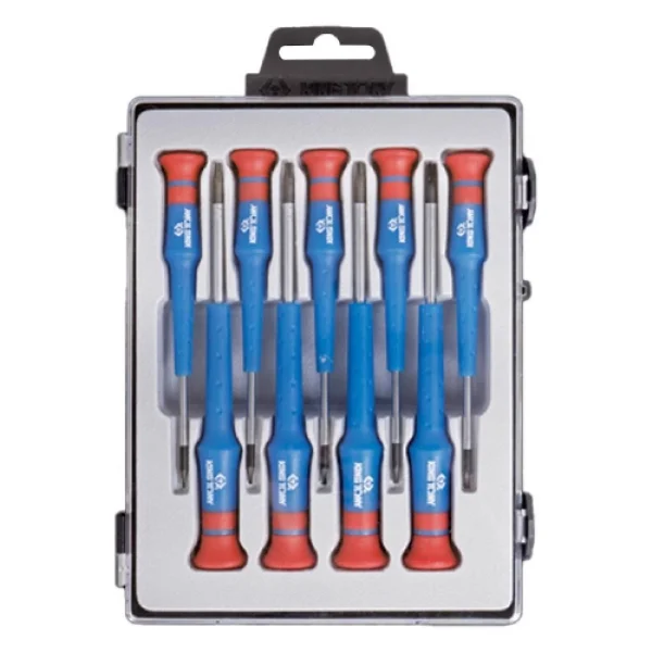 JG.CHAVE SOQ HEXALOBULAR DE PRECISÃO 09PCS EXTREMIDADE GIRATÓRIA