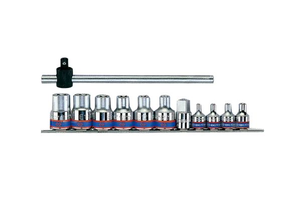 JG SOQ. TIPO HEXALOBULAR C/ 12 PCS - 3/8 E 1/2