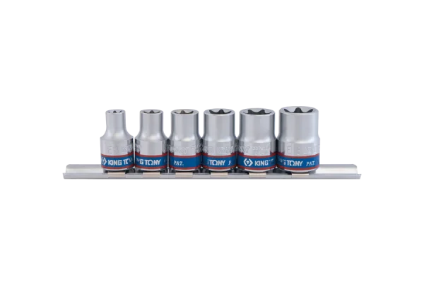 JG SOQ. TORX C/ 6 PÇS (E8, E10, E12, E14, E16 E E18)