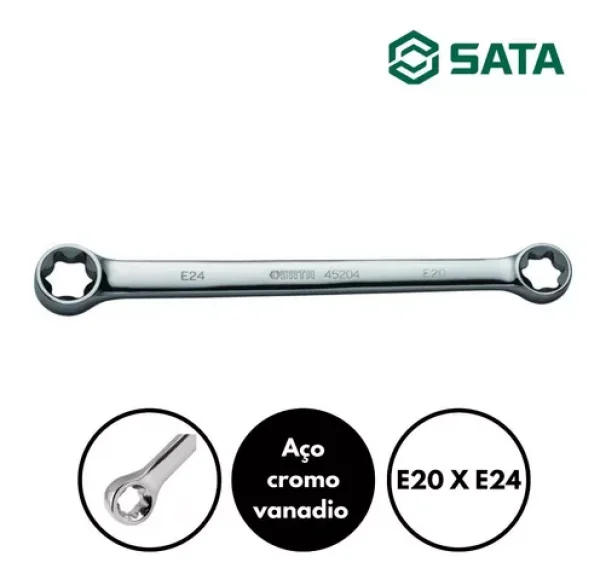 E20 x E24 CHAVE ESTRELA E-TORX
