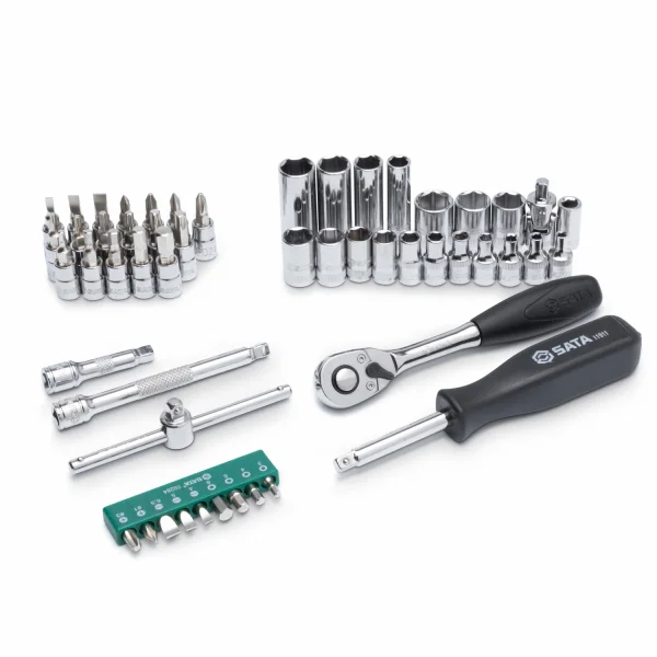 JG SOQUETES SEXT 1/4 SATA 52 PC MM