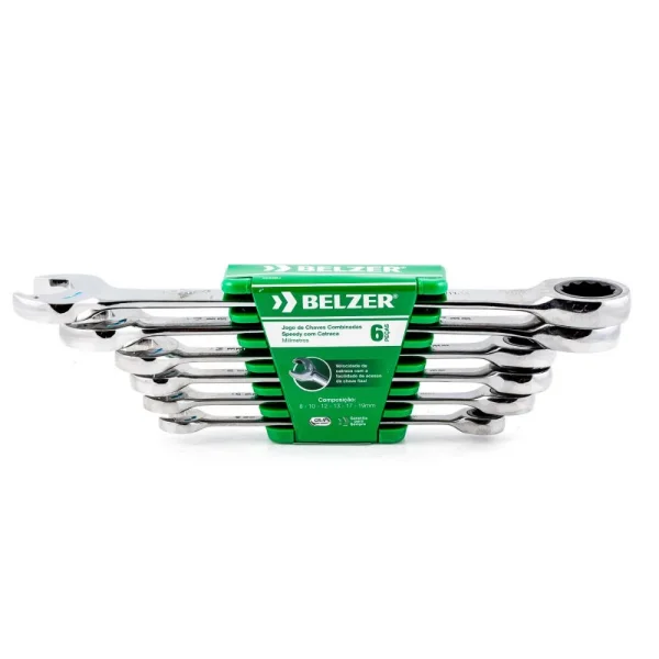 JG CHAVE COMB. SPDY 8 a 19mm 6Pçs