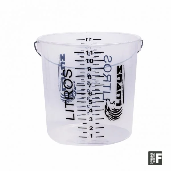 BALDE GRADUADO TRANSPARENTE 12L