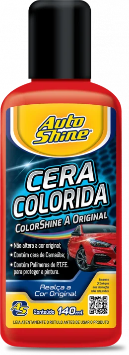 CERA COLORSHINE VERMELHO CLARO - 12 X 140ML