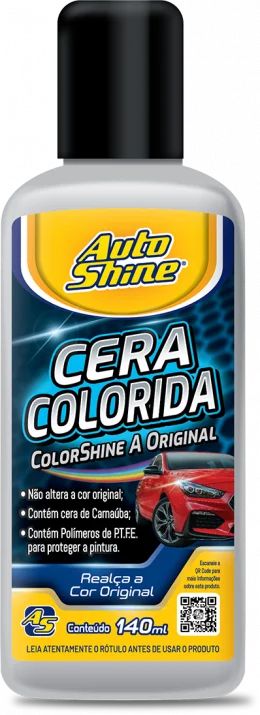 CERA COLORSHINE PRATA - 12 X 140ML