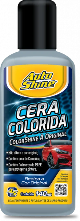 CERA COLORSHINE CINZA - 12 X 140ML