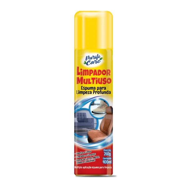 LIMPADOR MULTIUSO AEROSSOL - 12 X 400ML