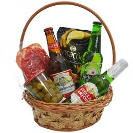 Cesta Cervejas e Aperitivos