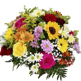 Cesta de Flores do Campo