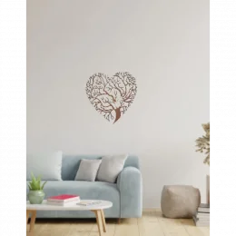 Arvore Corao Em Mdf Natural