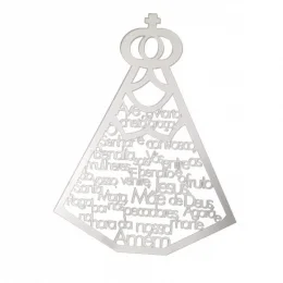 Ave Maria Em Mdf Branco