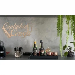 Cantinho da Cerveja Em mdf Natural