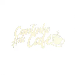 cantinho do caf 5 em mdf 3mm branco