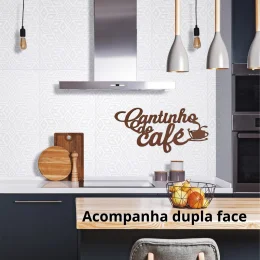 Cantinho do caf 8 em mdf 3mm natural