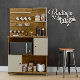 Cantinho do Caf Decorao IV Branco Trovarelli