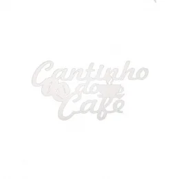 Cantinho do Caf Xicara Em Mdf Branco