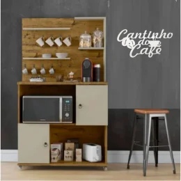 Cantinho do Caf Xicara Em Mdf Branco