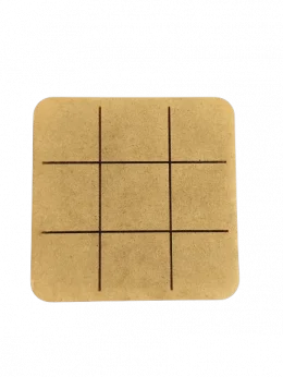 jogo da velha em mdf 3mm natural passa tempo perfeito!!!