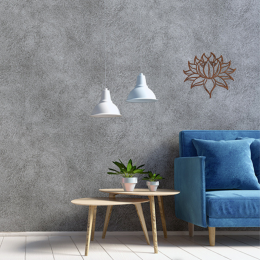 Mandala Flor de Lotus em MDF Natural