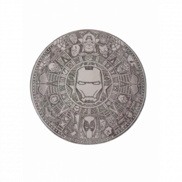 Mandala Homem de Ferro Natural Em Mdf