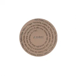 orao pai nosso mandala redondo 30 cm natural