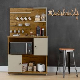 Placa Decorativa #CantinhodoCafé Natural Trovarelli