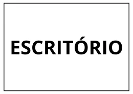 placa sinalizao 1/2 oficio escritorio mdf natural