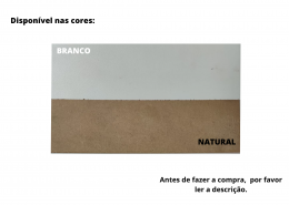 placa sinalização 1/2 oficio sala 02 mdf branco