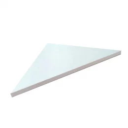 Prateleira de Canto 42x30 cm Branco Em Mdf