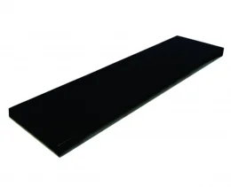 Prateleira Simples 30x15 cm Com Suporte Em Mdf Preto