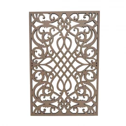 divisor de ambiente em mdf 3mm natural modular 29x19 cm