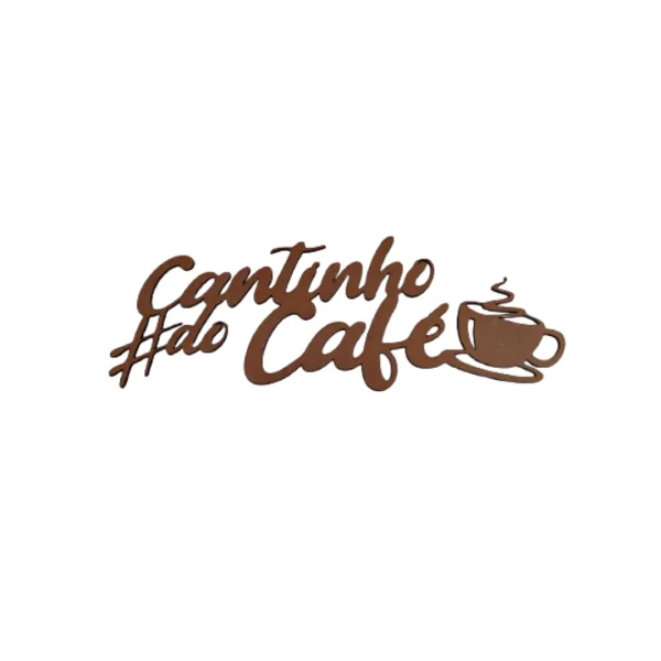 cantinho do caf 5 em mdf 3mm natural