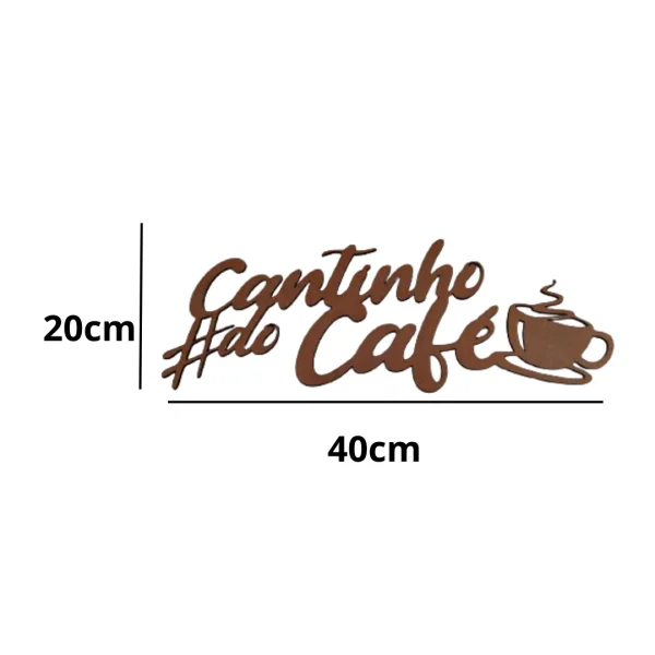 cantinho do caf 5 em mdf 3mm natural