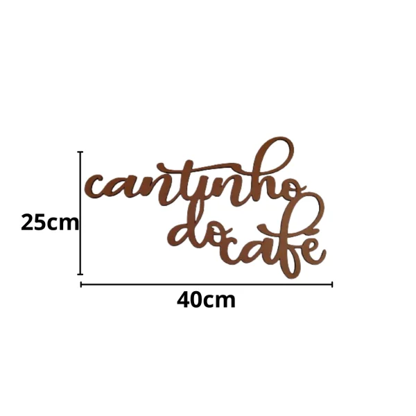 Cantinho do caf 7 em mdf 3mm natural