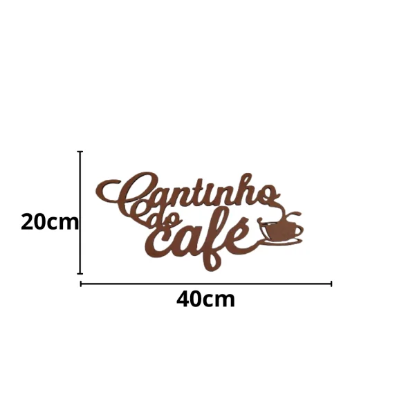 Cantinho do caf 8 em mdf 3mm natural
