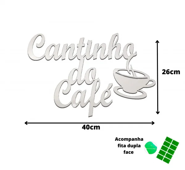 Cantinho do Caf Decorao IV Branco Trovarelli