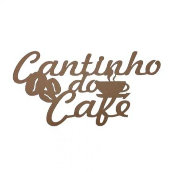 Cantinho do Caf Xicara Em Mdf Natural
