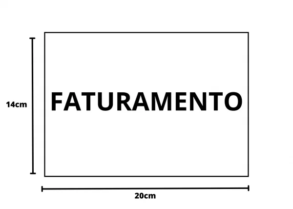 placa sinalizao 1/2 oficio faturamento mdf natural