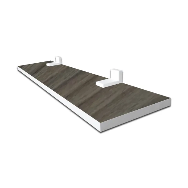 Prateleira Linha Furta-Cor com Borda de Pvc Branco 70x20 cm