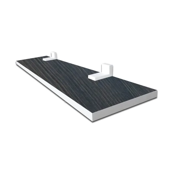 Prateleira Linha-Furta cor Com Borda De Pvc Branco 25x15 cm