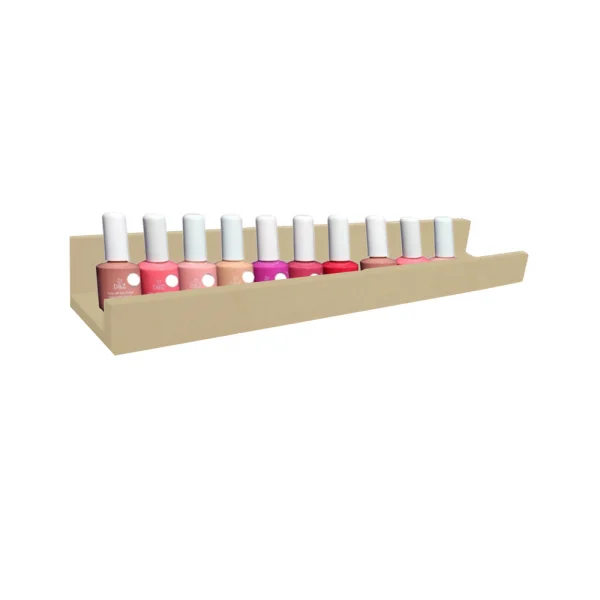 Prateleira Esmalteria 40 cm Em Mdf Natural