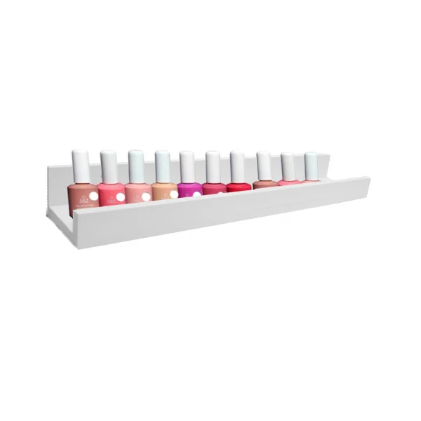 Prateleira Esmalteria Simples 90 Cm Branco Em Mdf
