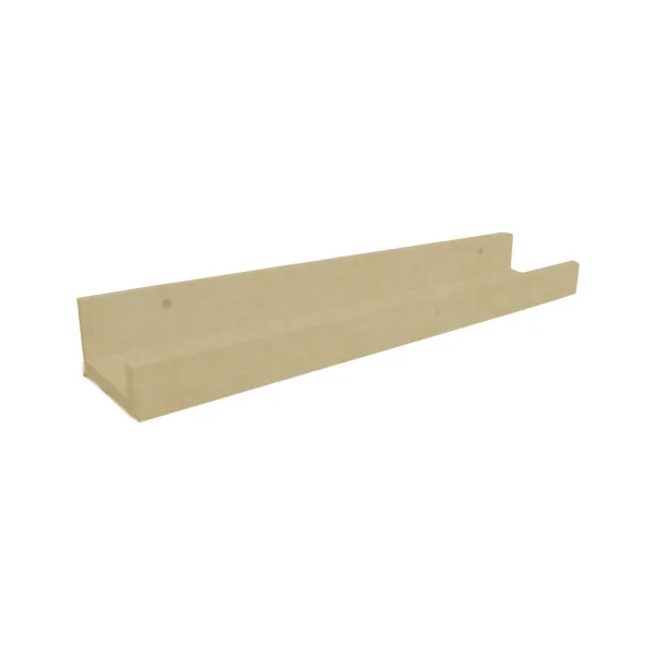 Prateleira Tempero Simples 65cm em Mdf Natural
