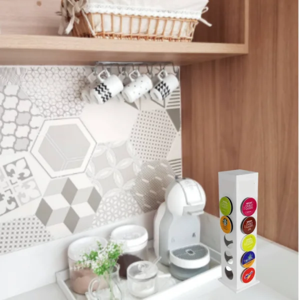 Porta Cpsulas Dolce Gusto MDF branco