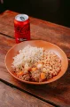 Clssico da Casa - Com Carne Moda, Arroz Integral e Feijo + Coca Cola Zero