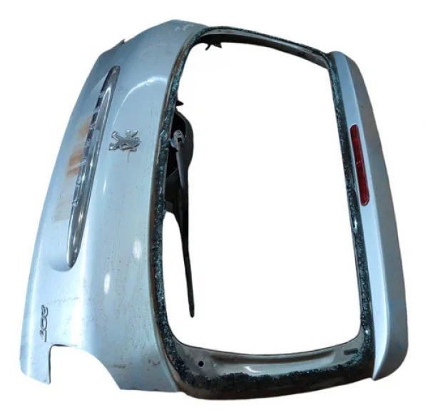 Tampa Traseira Porta Malas Peugeot 207 2009 A 2012 Prata